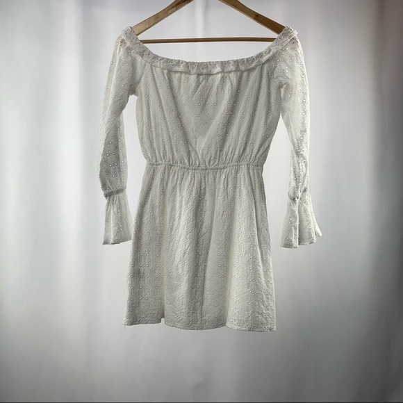 Superdown Valeria Flare Dress in White Size Small - Picture 4 of 6